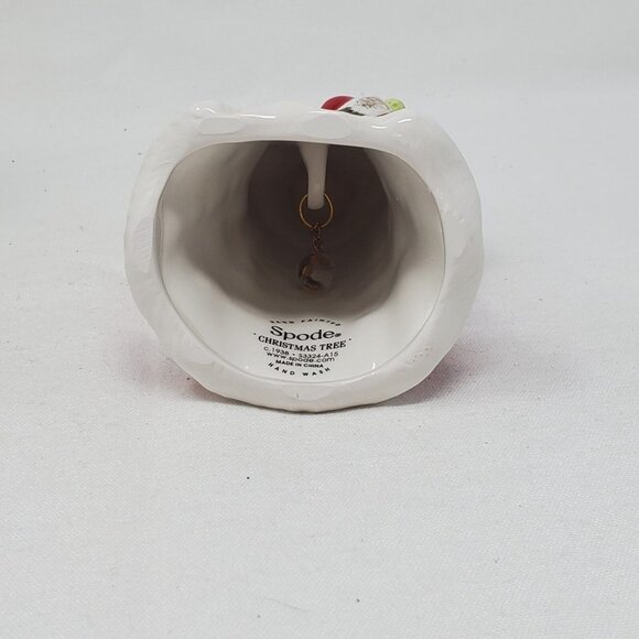 Spode Ceramic Santa Claus Bell Christmas Tree New In Box 5” Decor, Collectable - Picture 7 of 9